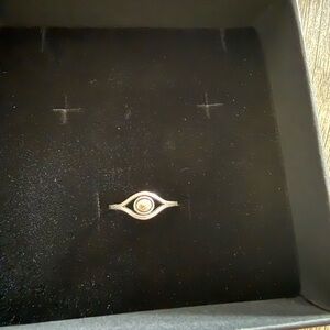 Sterling Silver Eye Ring Size 6